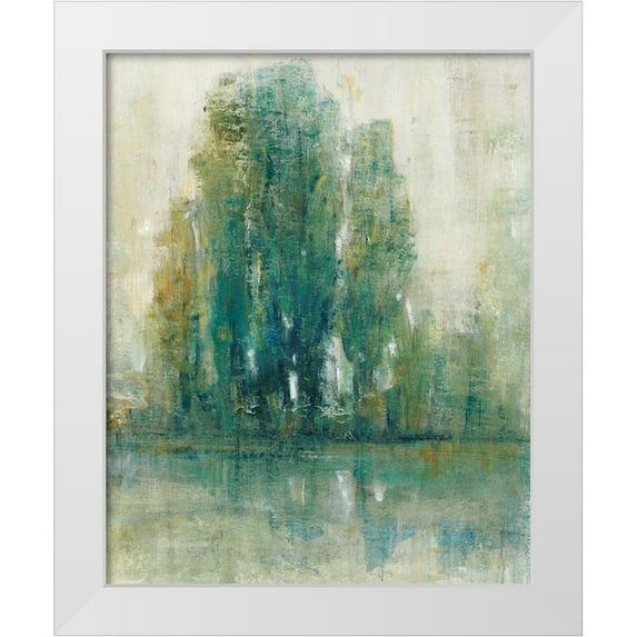 OToole, Tim 20x24 White Modern Wood Framed Museum Art Print Titled - Spring Paysage I