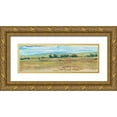 thumbnail image 1 of OToole, Tim 24x11 Gold Ornate Wood Framed with Double Matting Museum Art Print Titled - Distant Treeline Panel I, 1 of 4