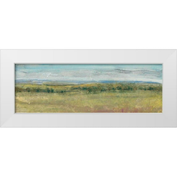 OToole, Tim 24x11 White Modern Wood Framed Museum Art Print Titled - Summer Haze II