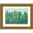 thumbnail image 1 of OToole, Tim 24x17 Gold Ornate Wood Framed with Double Matting Museum Art Print Titled - Forest Green II, 1 of 4