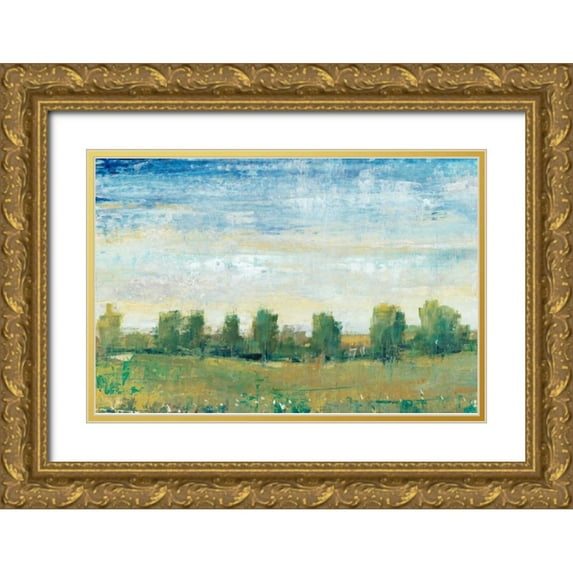OToole, Tim 24x17 Gold Ornate Wood Framed with Double Matting Museum Art Print Titled - Splendor in Spring II