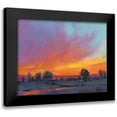 thumbnail image 1 of OToole, Tim 24x20 Black Modern Framed Museum Art Print Titled - Fiery Sunset II, 1 of 5