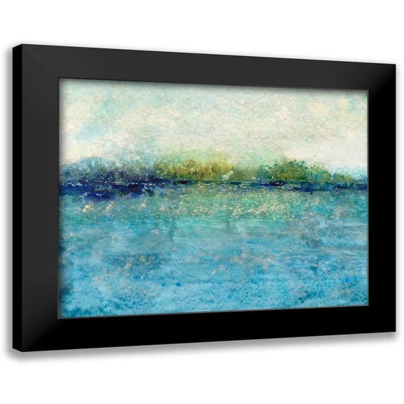 OToole, Tim 24x20 Black Modern Framed Museum Art Print Titled - Shimmering Water II