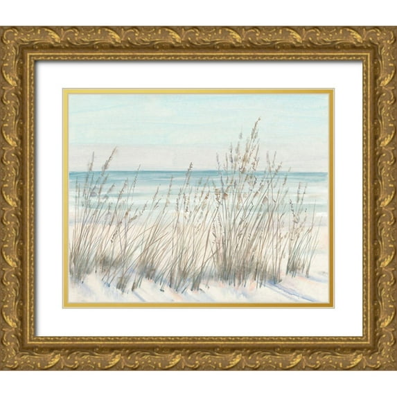 OToole, Tim 24x20 Gold Ornate Wood Framed with Double Matting Museum Art Print Titled - Beach Grass II