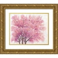 thumbnail image 1 of OToole, Tim 24x20 Gold Ornate Wood Framed with Double Matting Museum Art Print Titled - Pink Cherry Blossom Tree I, 1 of 4