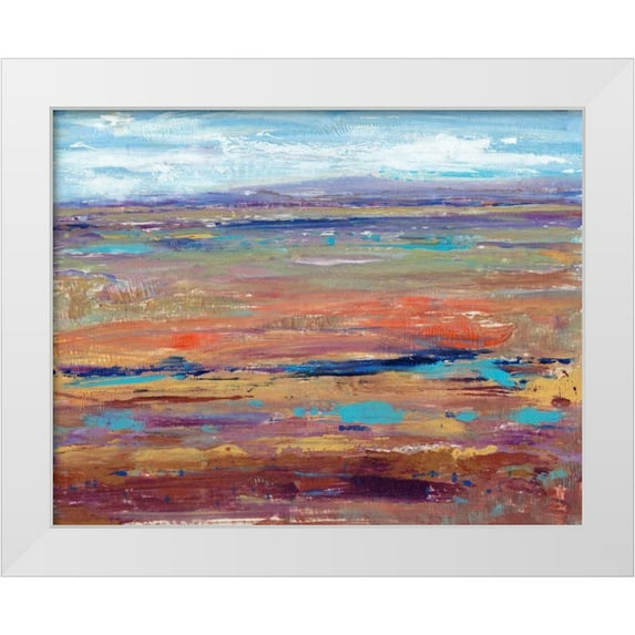OToole, Tim 24x20 White Modern Wood Framed Museum Art Print Titled - Terra Vista IV