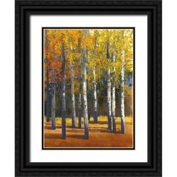 OToole, Tim 25x32 Black Ornate Wood Framed with Double Matting Museum Art Print Titled - Fall in Glory I