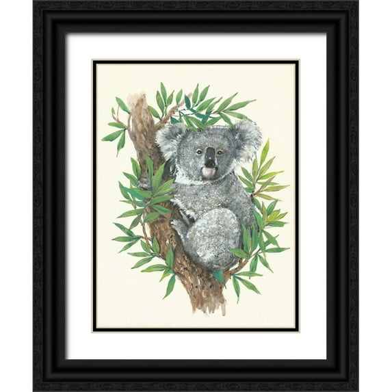 OToole, Tim 25x32 Black Ornate Wood Framed with Double Matting Museum Art Print Titled - Holding On I