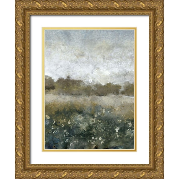 OToole, Tim 25x32 Gold Ornate Wood Framed with Double Matting Museum Art Print Titled - Free Range IV