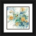thumbnail image 1 of OToole, Tim 26x26 Black Ornate Wood Framed with Double Matting Museum Art Print Titled - Flower Study II, 1 of 4