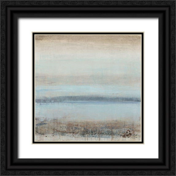 OToole, Tim 26x26 Black Ornate Wood Framed with Double Matting Museum Art Print Titled - Tranquility I