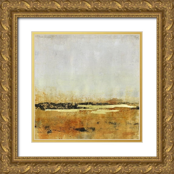 OToole, Tim 26x26 Gold Ornate Wood Framed with Double Matting Museum Art Print Titled - Gold Horizon II