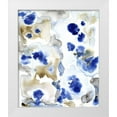 thumbnail image 1 of OToole, Tim 26x30 White Modern Wood Framed Museum Art Print Titled - Blue Pansies II, 1 of 4