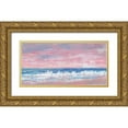 thumbnail image 1 of OToole, Tim 32x18 Gold Ornate Wood Framed with Double Matting Museum Art Print Titled - Coastal Pink Horizon II, 1 of 4