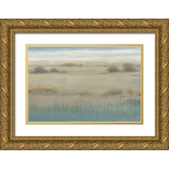 OToole, Tim 32x23 Gold Ornate Wood Framed with Double Matting Museum Art Print Titled - Destination I
