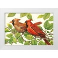thumbnail image 1 of OToole, Tim 32x23 White Modern Wood Framed Museum Art Print Titled - Cardinals, 1 of 4