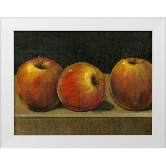 OToole, Tim 32x25 White Modern Wood Framed Museum Art Print Titled - Apple Study