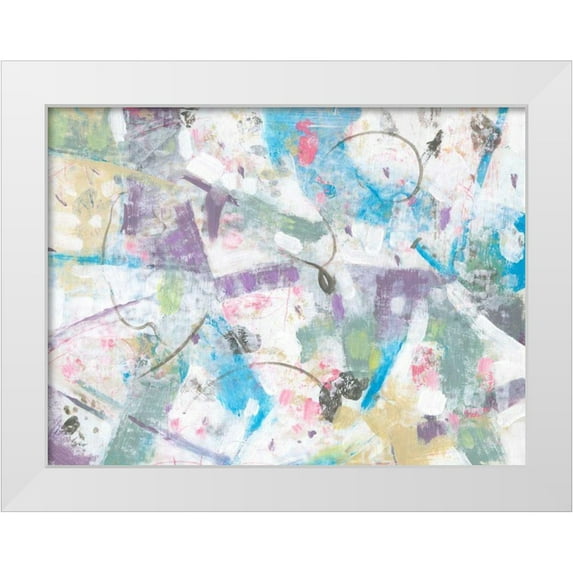 OToole, Tim 32x25 White Modern Wood Framed Museum Art Print Titled - Loose Wire III