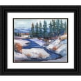 thumbnail image 1 of OToole, Tim 32x26 Black Ornate Wood Framed with Double Matting Museum Art Print Titled - First Snow I, 1 of 4
