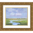thumbnail image 1 of OToole, Tim 32x26 Gold Ornate Wood Framed with Double Matting Museum Art Print Titled - Summer Marsh II, 1 of 4
