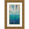 thumbnail image 1 of OToole, Tim 9x14 Gold Ornate Wood Framed with Double Matting Museum Art Print Titled - Blue Movement II, 1 of 4