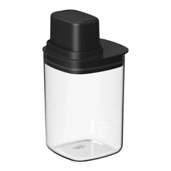 OU Airtight Food Storage Container, 4 Cup Leak Proof Food Storage Container with Measuring Cup, Clear Pantry Organizer for Sugar, Coffee & Dry Food