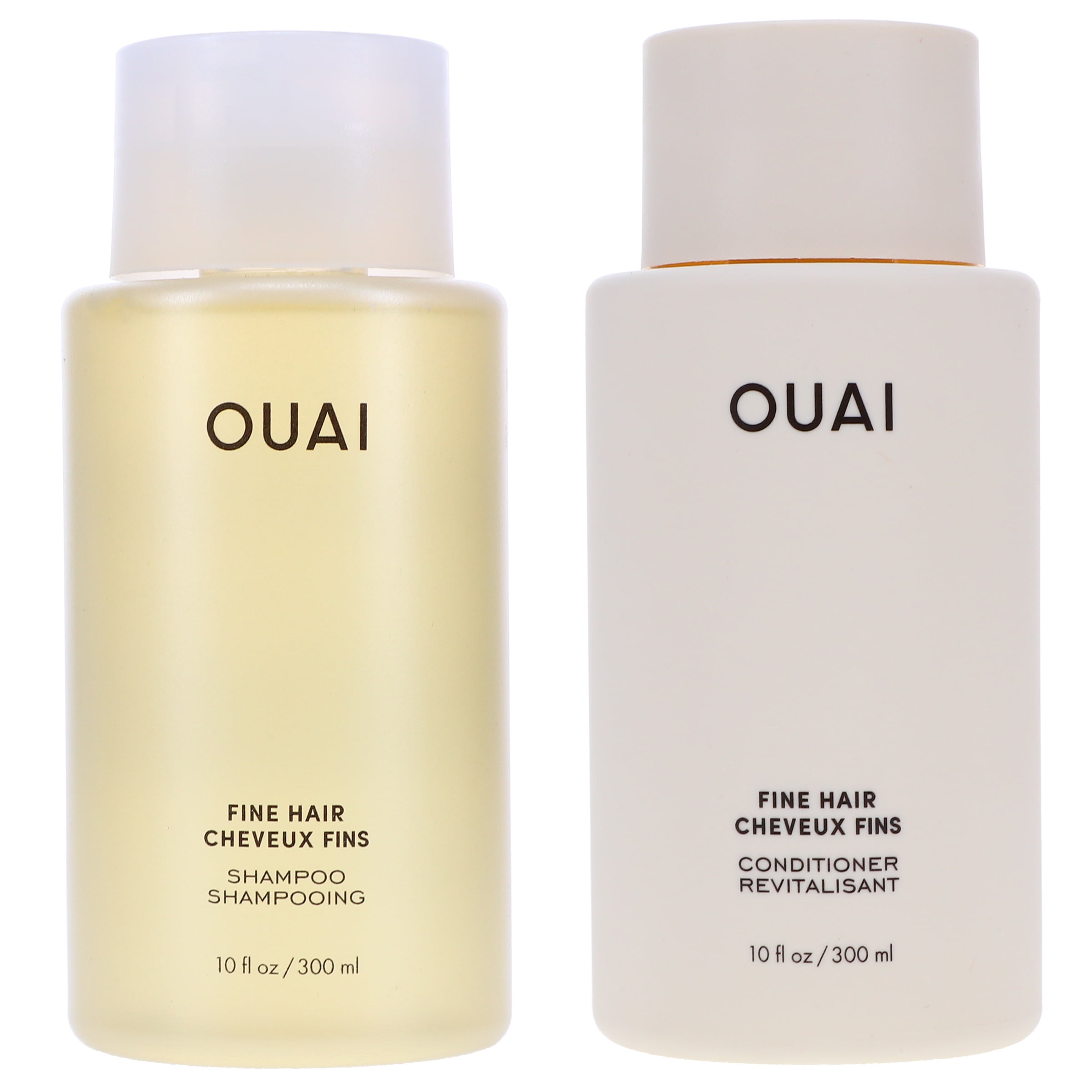 OUAI Fine Hair Shampoo 10 oz & Fine Hair Conditioner 10 oz Combo Pack