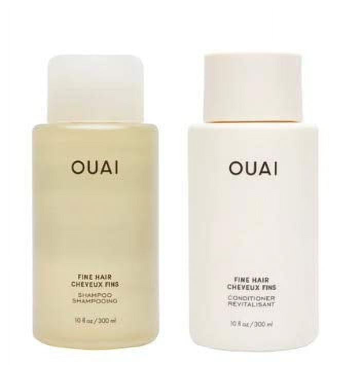 OUAI Fine Shampoo & Conditioner Set SulfateFree 10 oz Each in