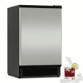 thumbnail image 1 of OUBID 15"W Drainless Under Counter Ice Maker, 22 lbs Storage Bin, Crescent Ice, Built-In/Freestanding Ice Maker, No Drain Required, ETL Certified, for Residential & Commercial Use, 1 of 13