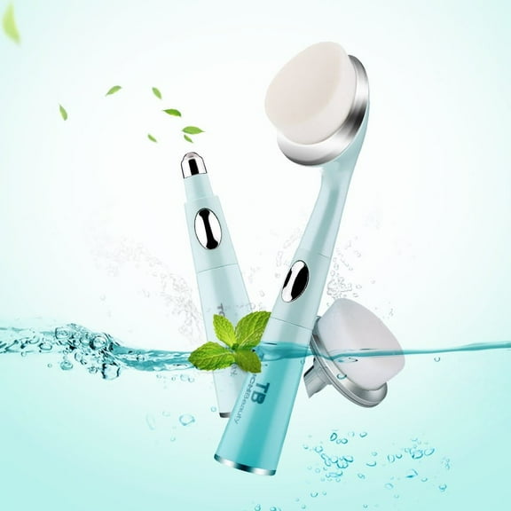 OUCHBeauty Sonic Eye Massager with Soft Facial Cleansing Brush Eyes & Face Skin Care Device