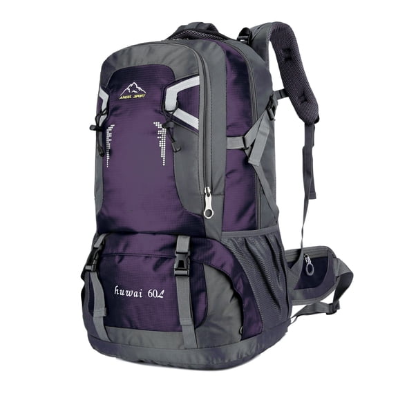 OUCLEYE 40L/60L Hiking Backpack, Waterproof Large Capacity Travel Camping Backpack with Breathable Air System, Multi-compartment Outdoor Backpack for Men Women Trekking Climbing