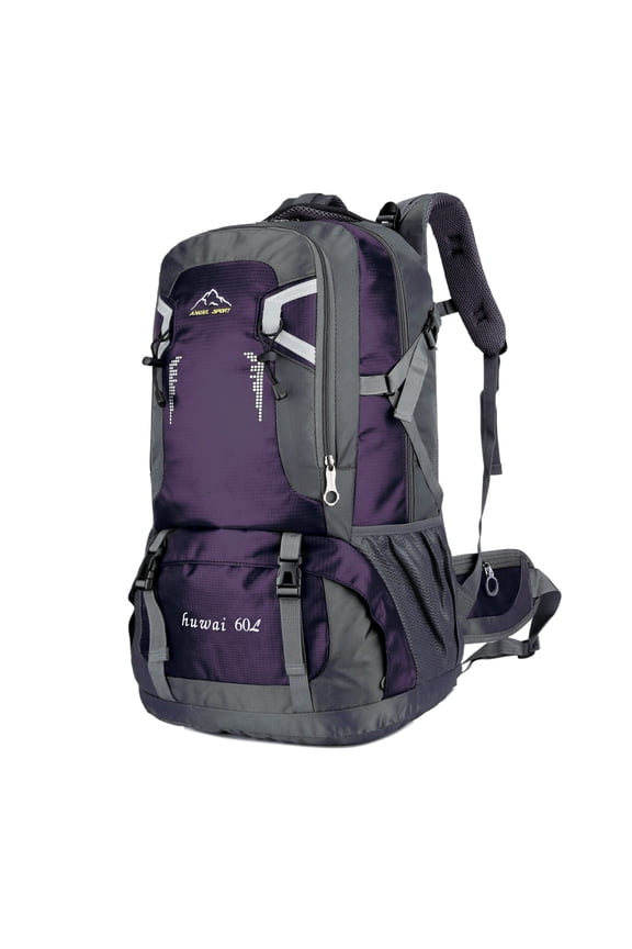 40L/60L Hiking Backpack, Waterproof Large Capacity Travel Camping Backpack with Breathable Air System, Multi-compartment Outdoor Backpack for Men Women Trekking Climbing