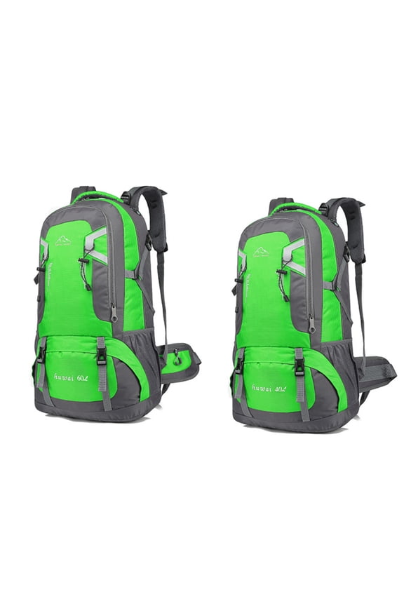 40L/60L Hiking Backpack, Waterproof Large Capacity Travel Camping Backpack with Breathable Air System, Multi-compartment Outdoor Backpack for Men Women Trekking Climbing
