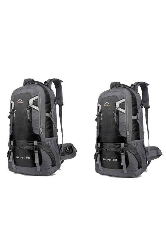 40L/60L Hiking Backpack, Waterproof Large Capacity Travel Camping Backpack with Breathable Air System, Multi-compartment Outdoor Backpack for Men Women Trekking Climbing