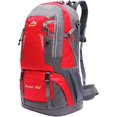thumbnail image 1 of OUCLEYE 40L/60L Hiking Backpack, Waterproof Large Capacity Travel Camping Backpack with Breathable Air System, Multi-compartment Outdoor Backpack for Men Women Trekking Climbing, 1 of 5