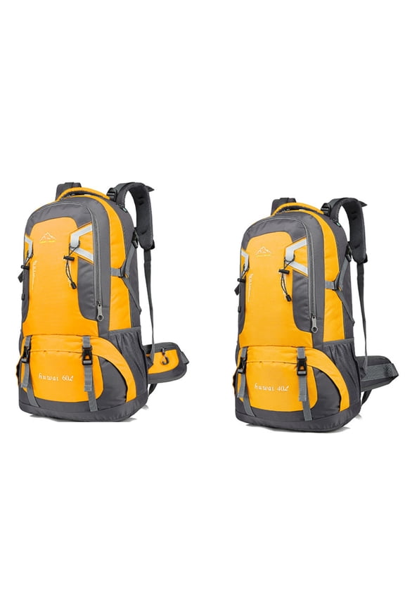 40L/60L Hiking Backpack, Waterproof Large Capacity Travel Camping Backpack with Breathable Air System, Multi-compartment Outdoor Backpack for Men Women Trekking Climbing