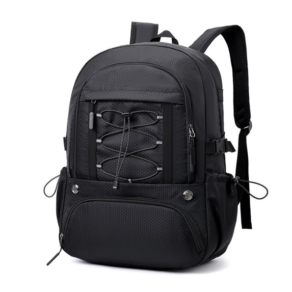 OUCLEYE Unisex Waterproof Sports Backpack, Gym Bag with Shoe Compartment, Fits A 15.6-Inch Laptop, Features A Tennis Racket Strap, Large-Capacity Sports Gear Bag