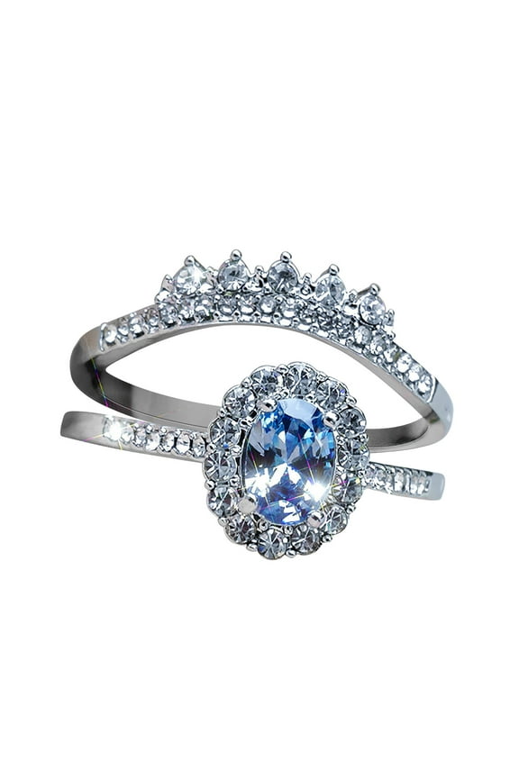 Clearance Engagement Gold Wedding Bands Rings For Women Non Tarnish Cz Emerald Green Gemstone Ring Mothers Birthday Gift For Mom Dainty(Silver,7)