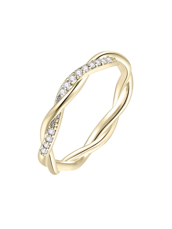 Clearance Silver Birthstone Rings For Women Diamond Cubic Zirconia Ring Promise Rings For Couples Mothers Birthday Gift For Mom Dainty(Gold,8)