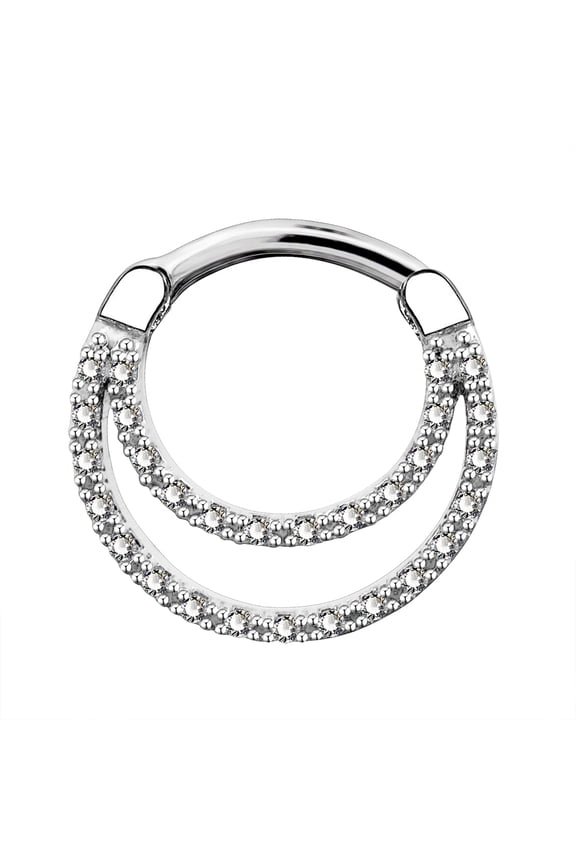 16G Daith Septum Earrings, Stainless Steel