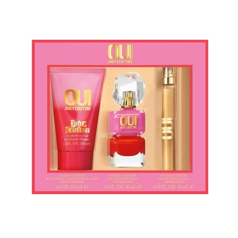 Oui Juicy Couture Splash 香水セット Juicy Couture Oui Splash 3-Piece Gift Set – Face and Body Shoppe
