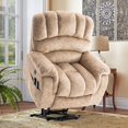 thumbnail image 1 of OUINCH Large Power Lift Recliner Chair with Massage and Heat for Elderly Big Man, Extra Wide & Oversized Electric Recliner with 2 Remote Controls, 2 USB Ports & 2 Side Pockets, 350lbs Capacity, 1 of 8