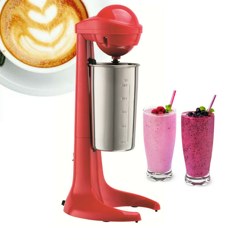 OUKANING 100W Electric Milkshake Maker Home Drink Mixer Stainless