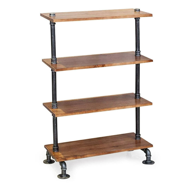 Iron pipe bookcase deals