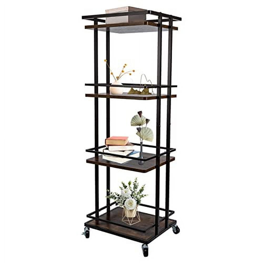 OUKANING 4Tier Storage Display Rack Shelf Furniture Home Office