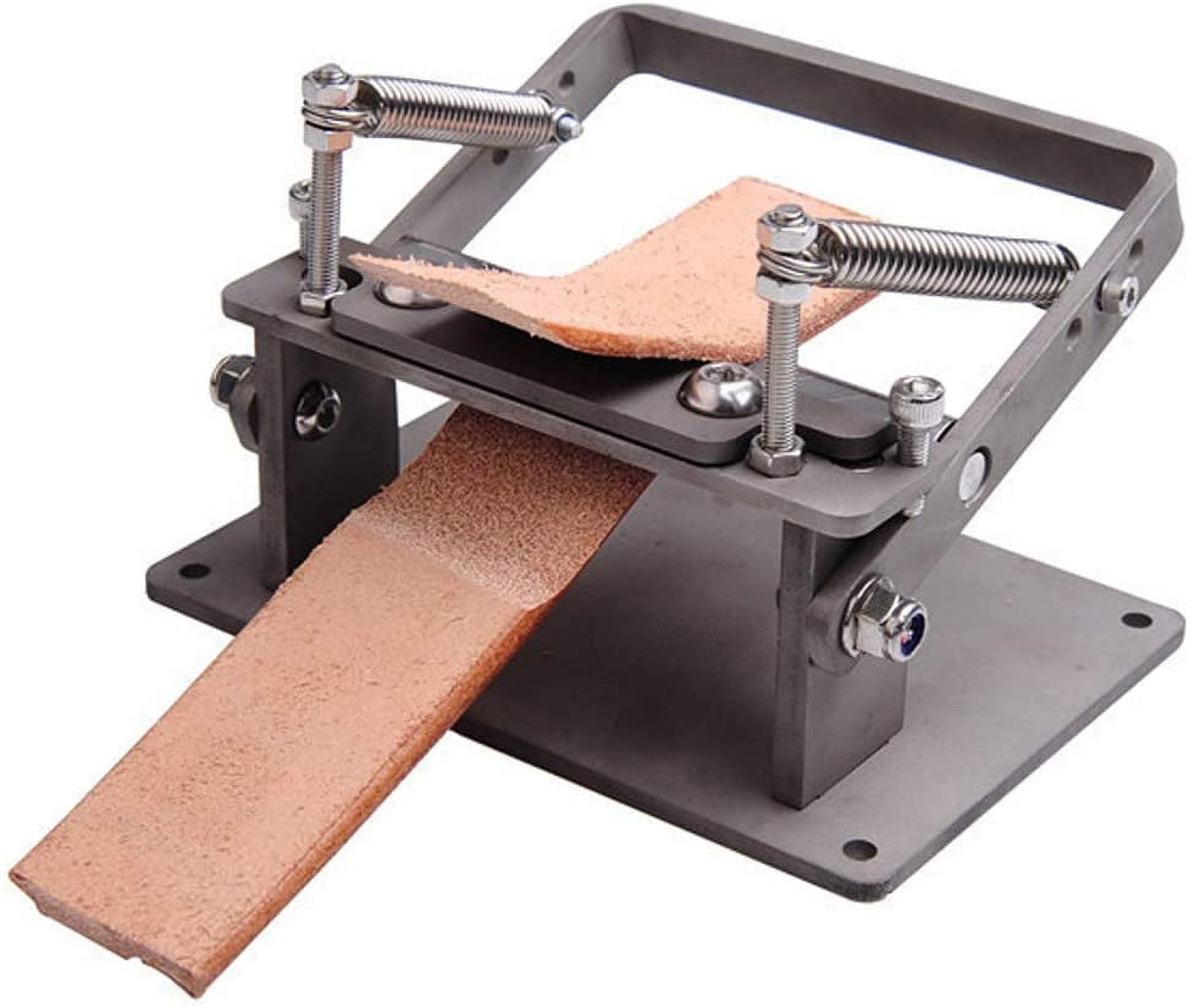 Oukaning Leather Paring Machine, Manual Paring Peeling Machine Leather Splitter Skiver Shovel Leather Thinning Machine