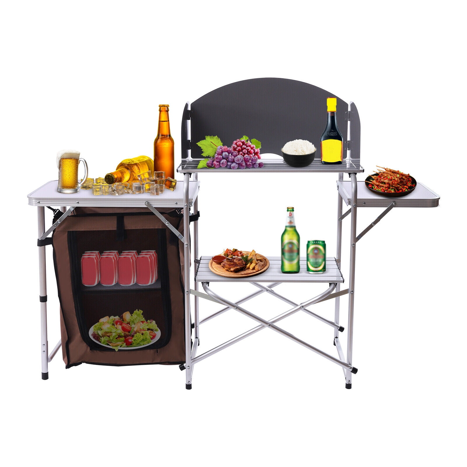 Folding cooking table hot sale