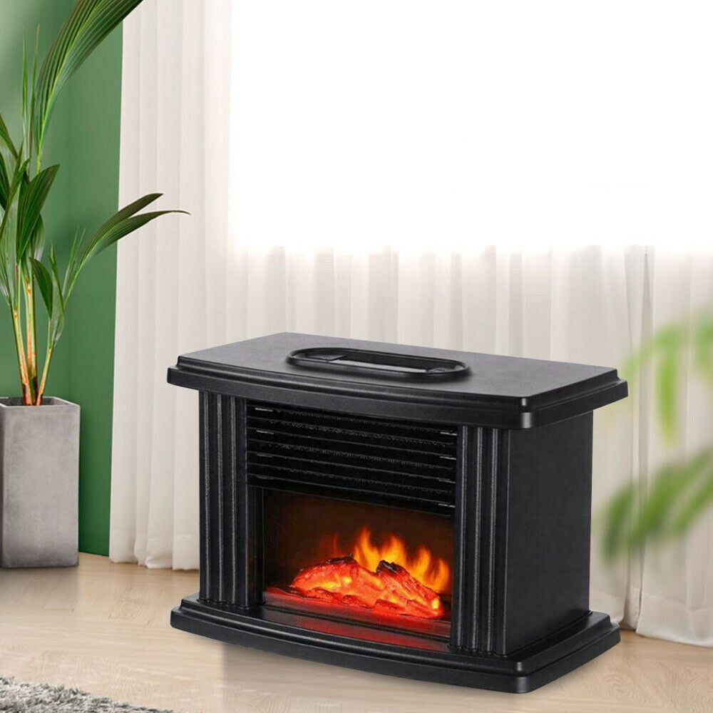 OUKANING Portable Electric Fireplace Hearter Warmer 3D Carbon Flames  Heating Stove 110V - Walmart.com