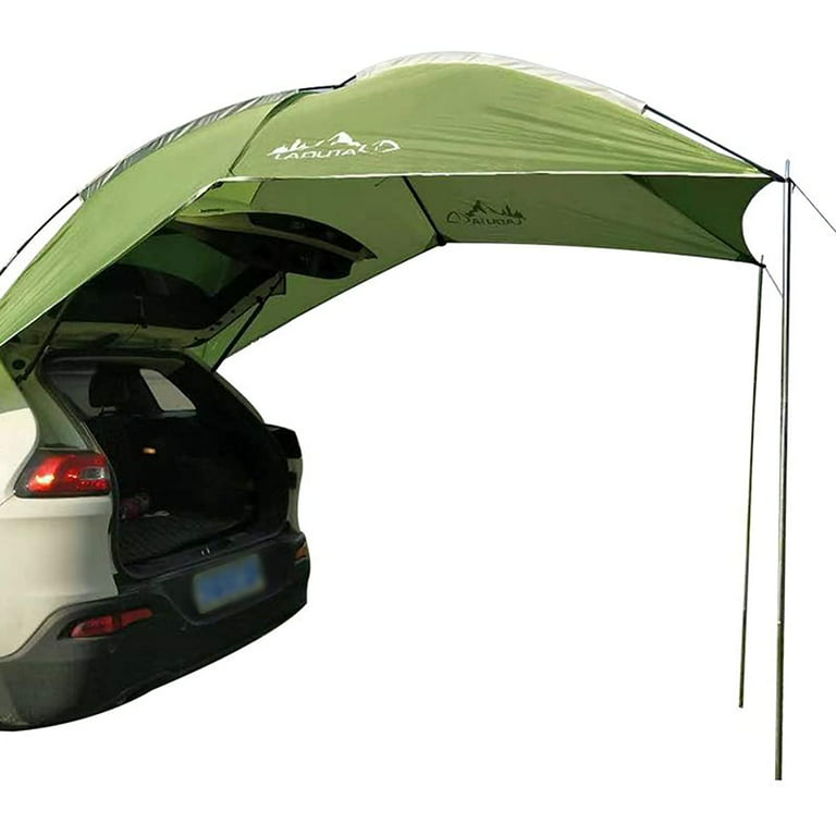 Hywell Suv Car Rear Tent Bicycle Storage Tent Outdoor Camping Hiking  Multipurpose Large Waterproof Canopy Sun Shade Car Trunk Tent