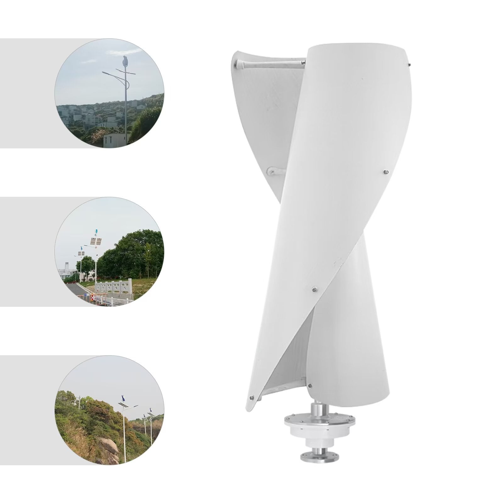 100W Vertical Axis Wind Turbine, 12V/24V